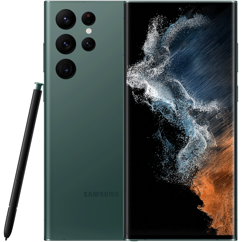 Samsung Galaxy S22 Ultra 5G 512GB S908B DS Green 1